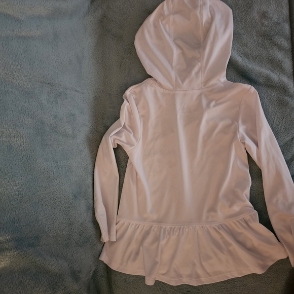 Adidas Kids White Hoodie Shirt - Picture 4 of 8